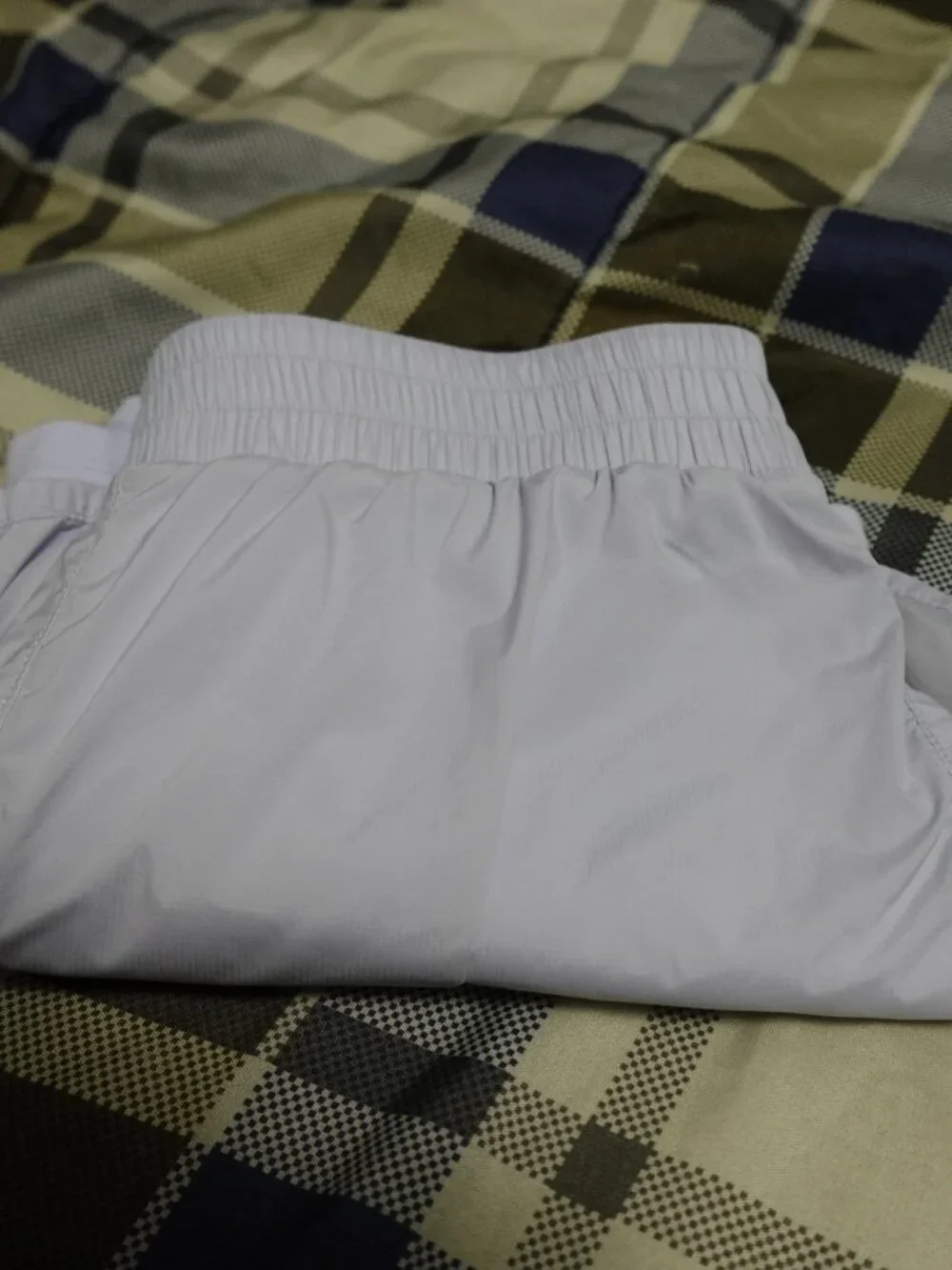Athleta Girl Running Shorts Girls XL/14 Light Lavender Lined Athletic 3